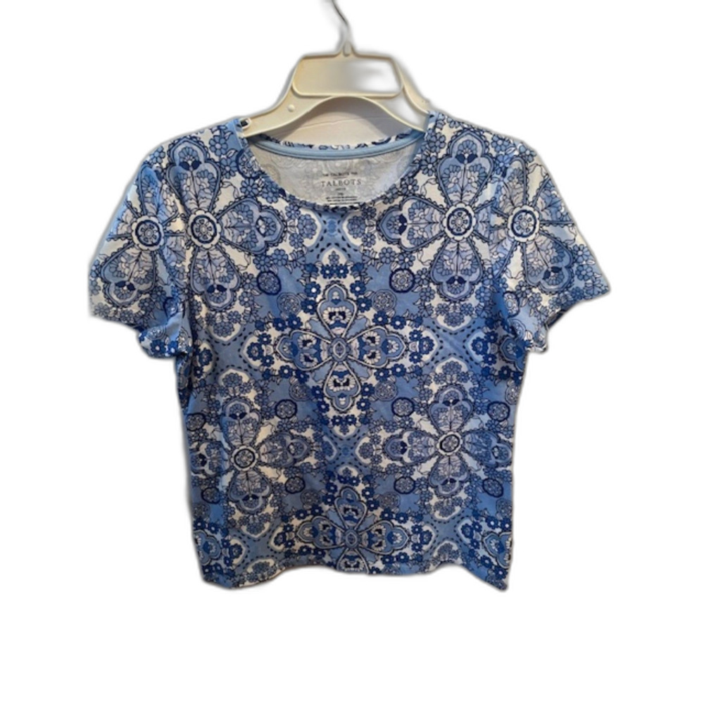 Talbots  Short Sleeve Top Petite Medium
